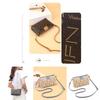 Small Square Crossbody Pvc Bag With Card And Coin Compartments