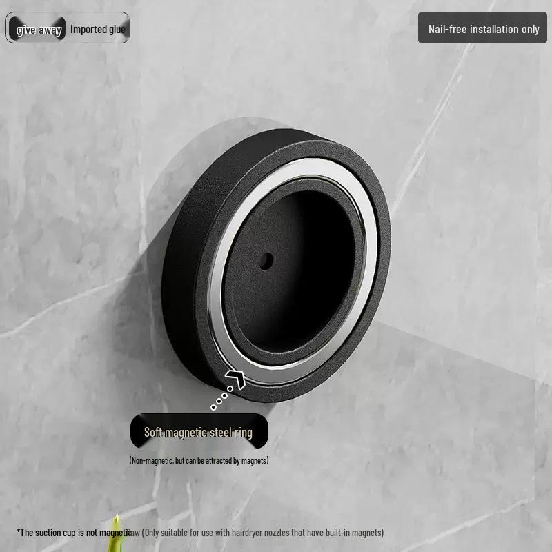 Dyson Wall-Mounted Magnetic Hair Dryer Holder & Storage Rack