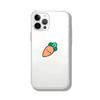 Cute Carrot Phone Case Transparent Fundas for Iphone 14 11 12 13 Mini Pro Max Se 5 6 6 S 7 8 Plus Xr X Xs Shockpoof Back Cover