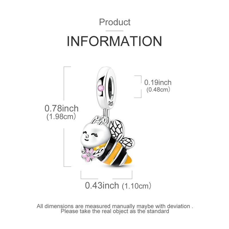 Copper Butterfly Bee Sheep Charms Beads Fit Original Bracelet Necklace Pendant Beads For Women Girl Diy Gift