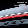 Wey Black Warrior Exterior Decoration Kits for Weipai Gaoshan 7/8/9: Blacked-Out Car Logos
