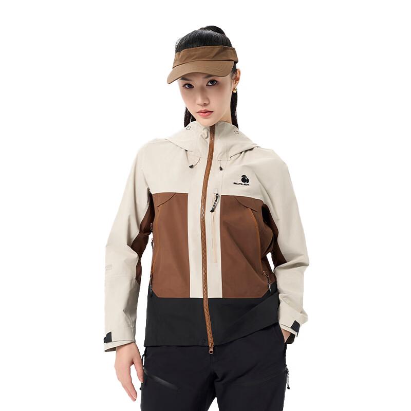 SCALER Men's 3-Layer Hard Shell Waterproof Mountaineering Jacket