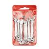 10Pcs Open End Wrench Flat Wrench Tool Multifunction Double End Fixed Open End Wrench Repair Tool for Car Automotive