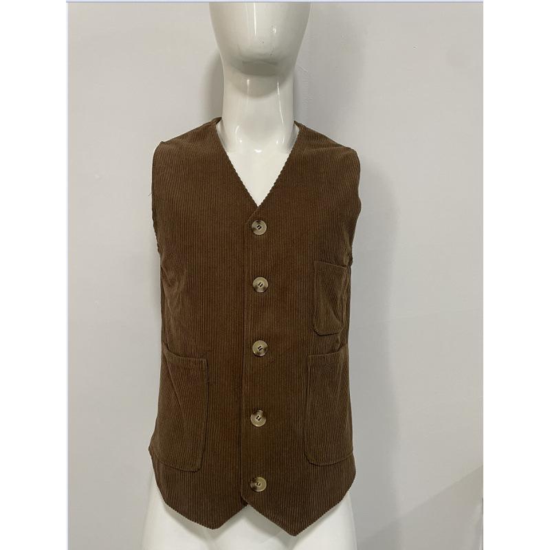 

2024 European & American Corduroy Suit Jacket - Men s Casual Fashion XL