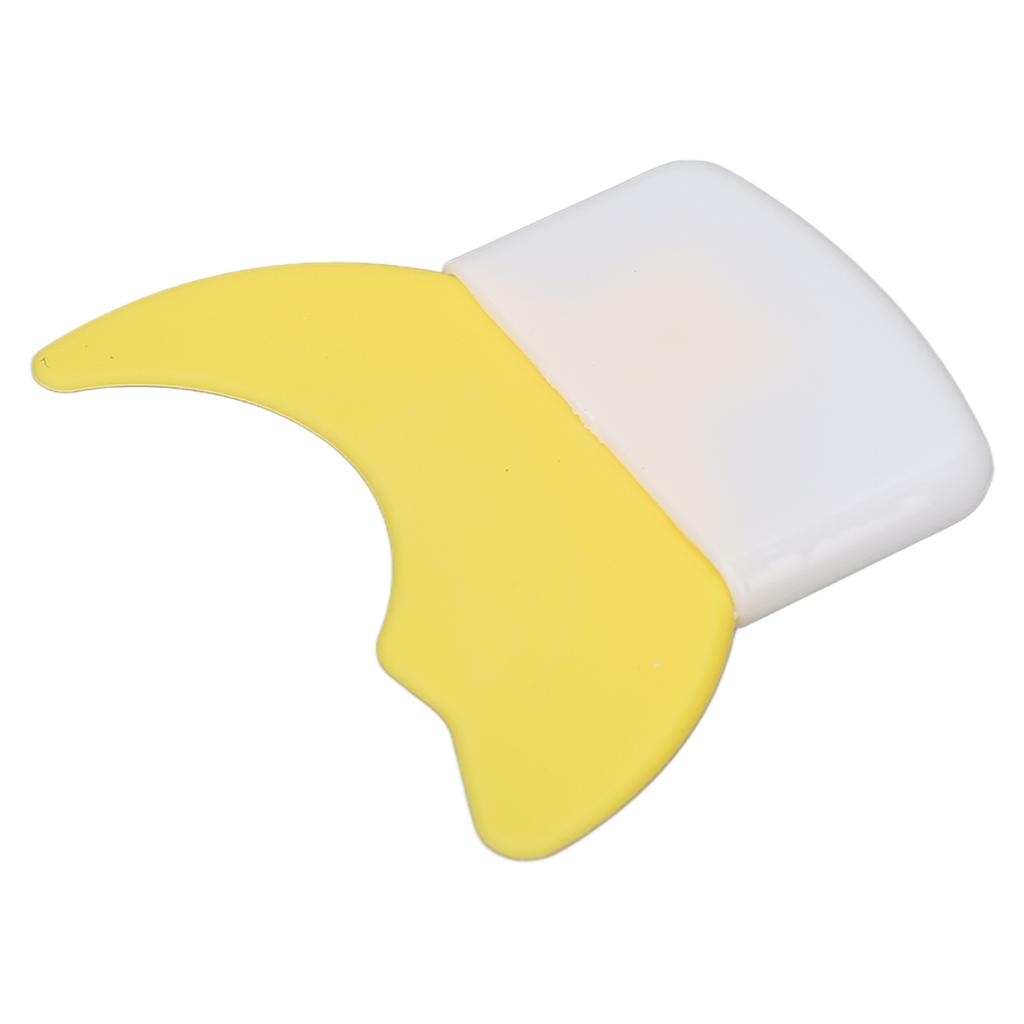 Half Moon Shape Silicone Eyeliner Aid Multifunctional Short Handle Silicone Winged Tip for Makeup