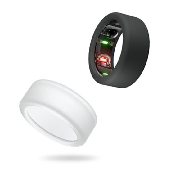 1/2Pcs Silicone Ring Protective Cover Ring Protector Wear Resistant Scratch-proof Easy To Install Smart Ring Sleeve for Oura Ring Gen