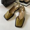 Fashion Fashion Flat Women Sandals Low Heel Roman Shoes with Simple Design for Daily Commuting,fairy Style Casual Single Shoes for Women