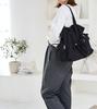 Shoulder Bag for Large 49927 [ZUCCHERO] Women, Capacity, Lightweight, Zucchero, Present, Gift, (black)