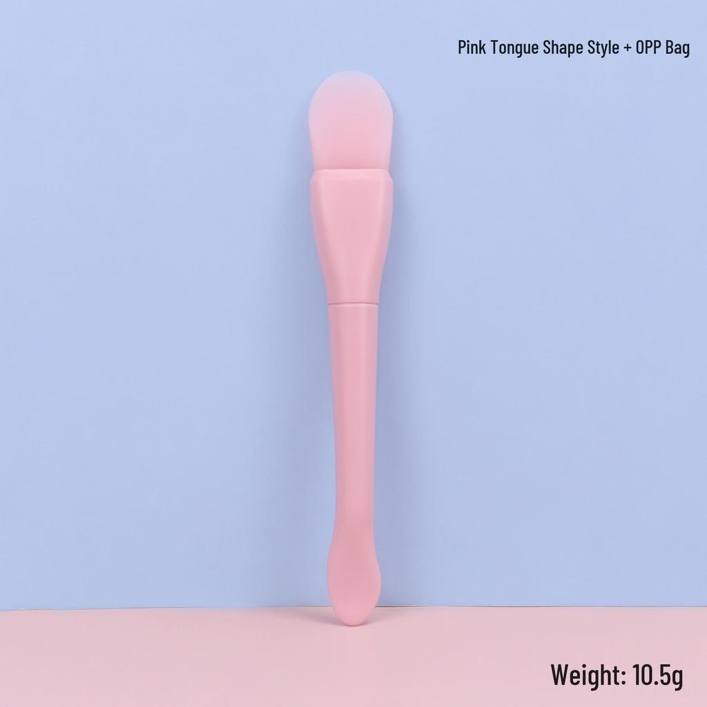 Doppelköpfiges Silikon-Maskenpinsel-Set: Fischschwanzlöffel zum Mischen, Auftragen, Auslöffeln und Entfernen von Schlammmasken