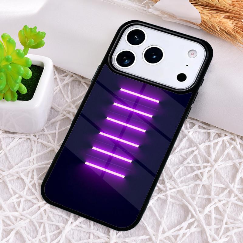 

Neon Light Shockproof Phone Case for iPhone 17 Air 16e 15 11 12 14 13 Pro Max Cover Coque iPhone17 Pro Max