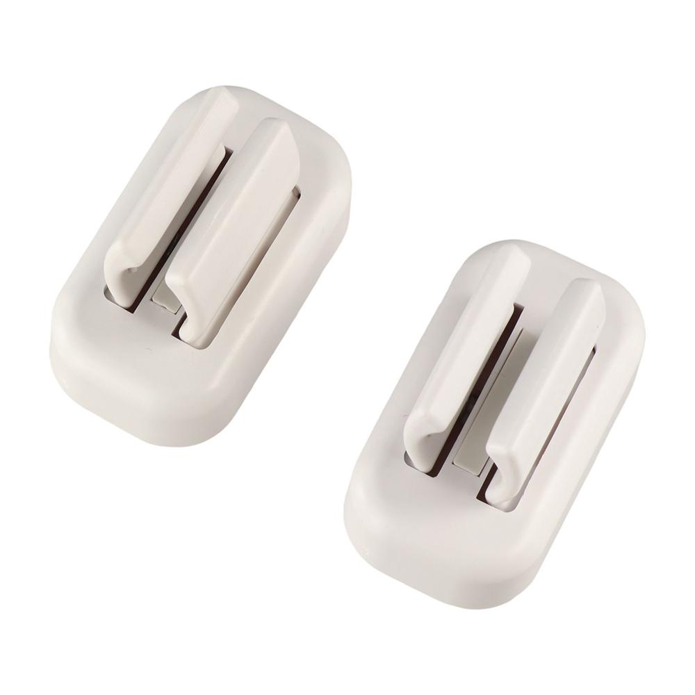 Plastic Electric Toothbrush Holder Self Adhesive Mop Clip Mop Broom Holder  Bathroom