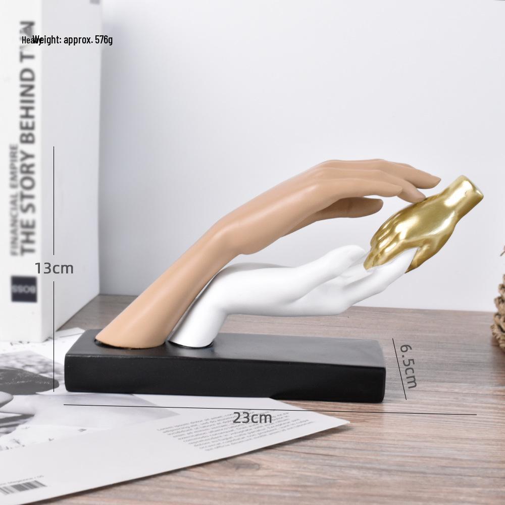 Contemporary Abstract Resin Art Table Ornament
