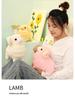Little Lamb Goat Plush Toy - Soft Simulation Cloth Doll and Pillow Gift