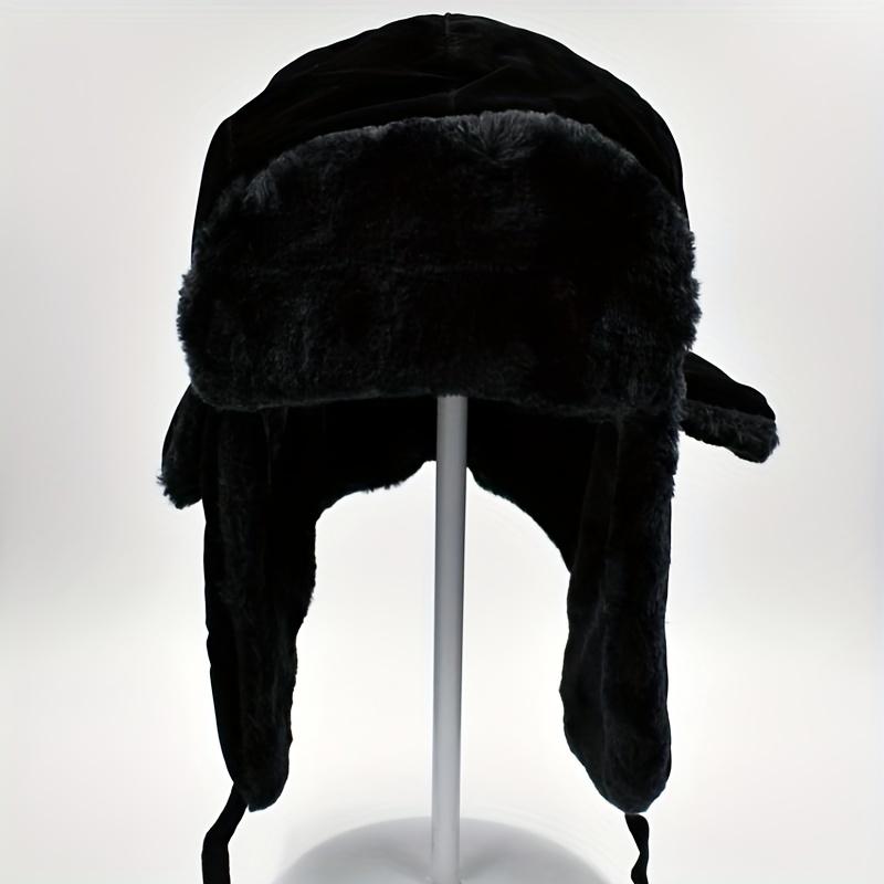 1pc Men's Winter Plus Velvet Thick Hat With Ear Protection For Men Women, Ideal Choice for Gifts