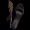 Retro Simple Outer Wear Open-toed Sandals 2025 Summer New Outer Wear Casual Vacation Beach Wedge Heel One-word Slippers