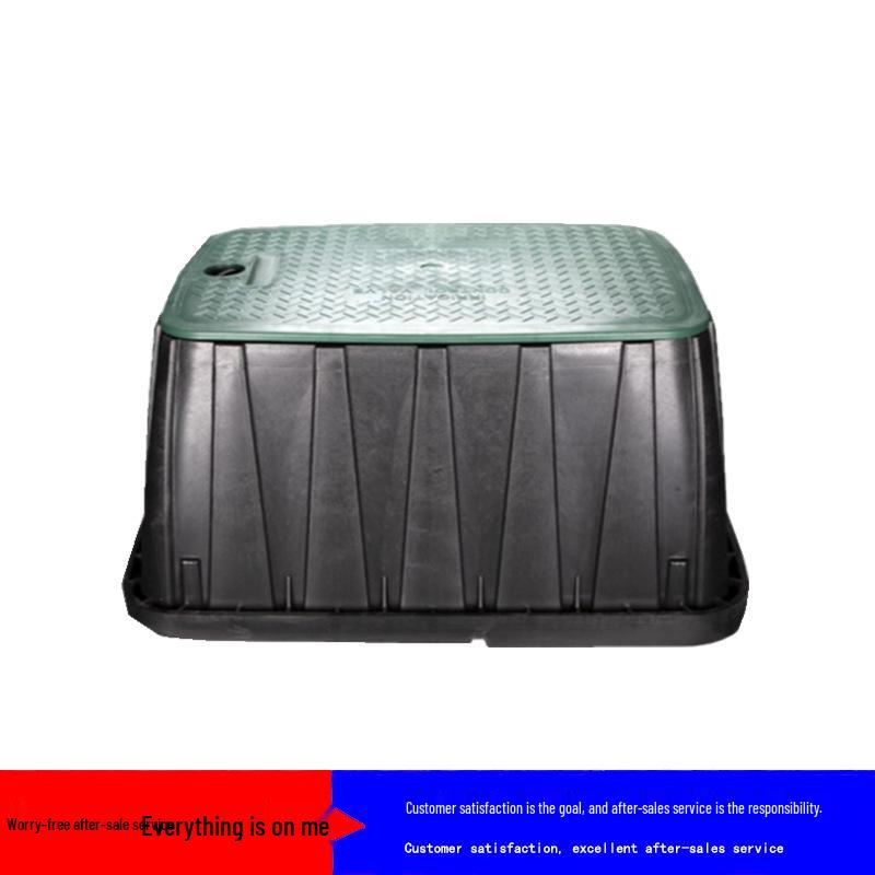 PE Water Valve Box for Landscaping: Engineering Plastic Underground Solenoid Valve Box in 6, 10, 12, and 14 inches.