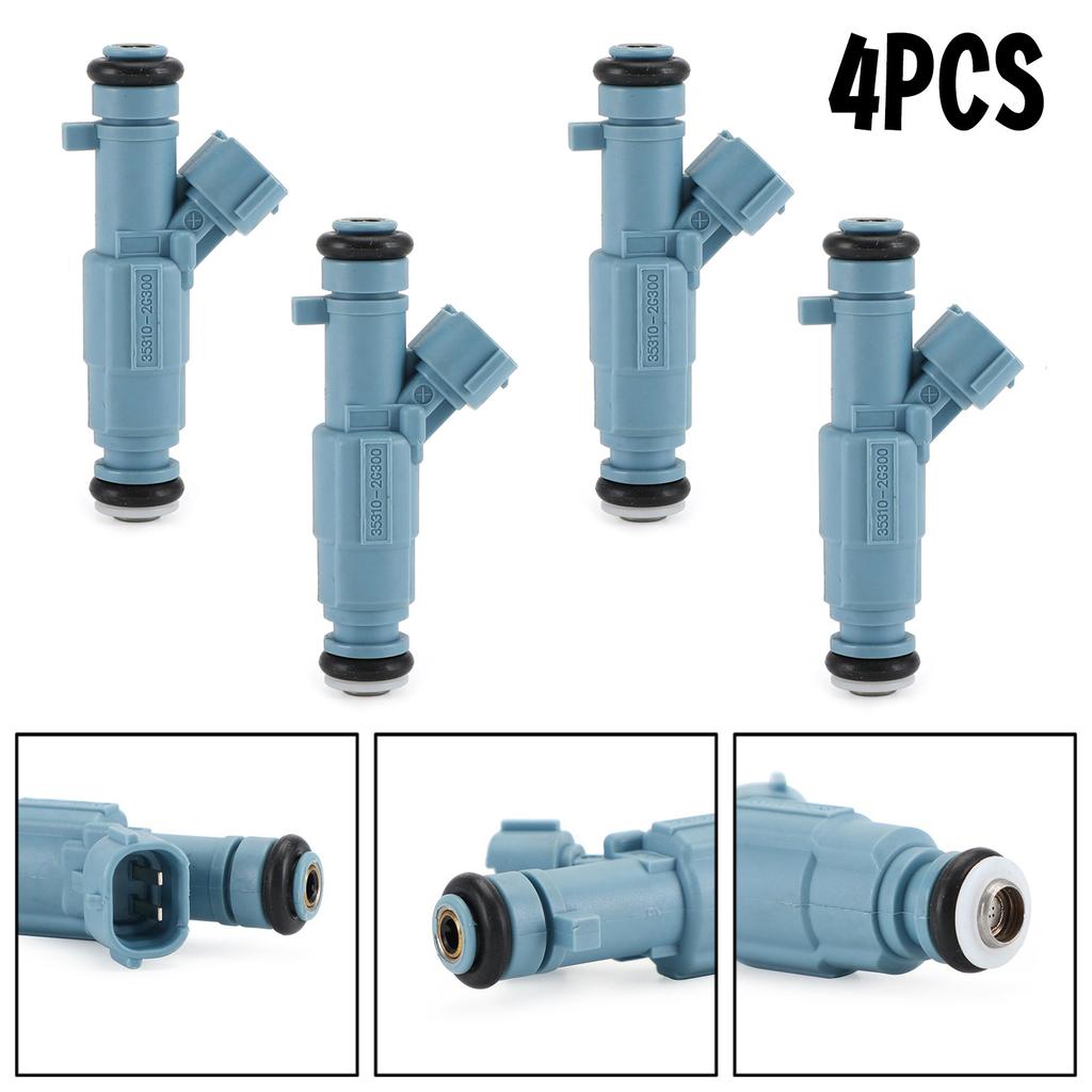 4Pcs Fuel Injectors 35310-2G300 Fit for Hyundai Sonata Tucson Fit for Kia Optima 2.4L