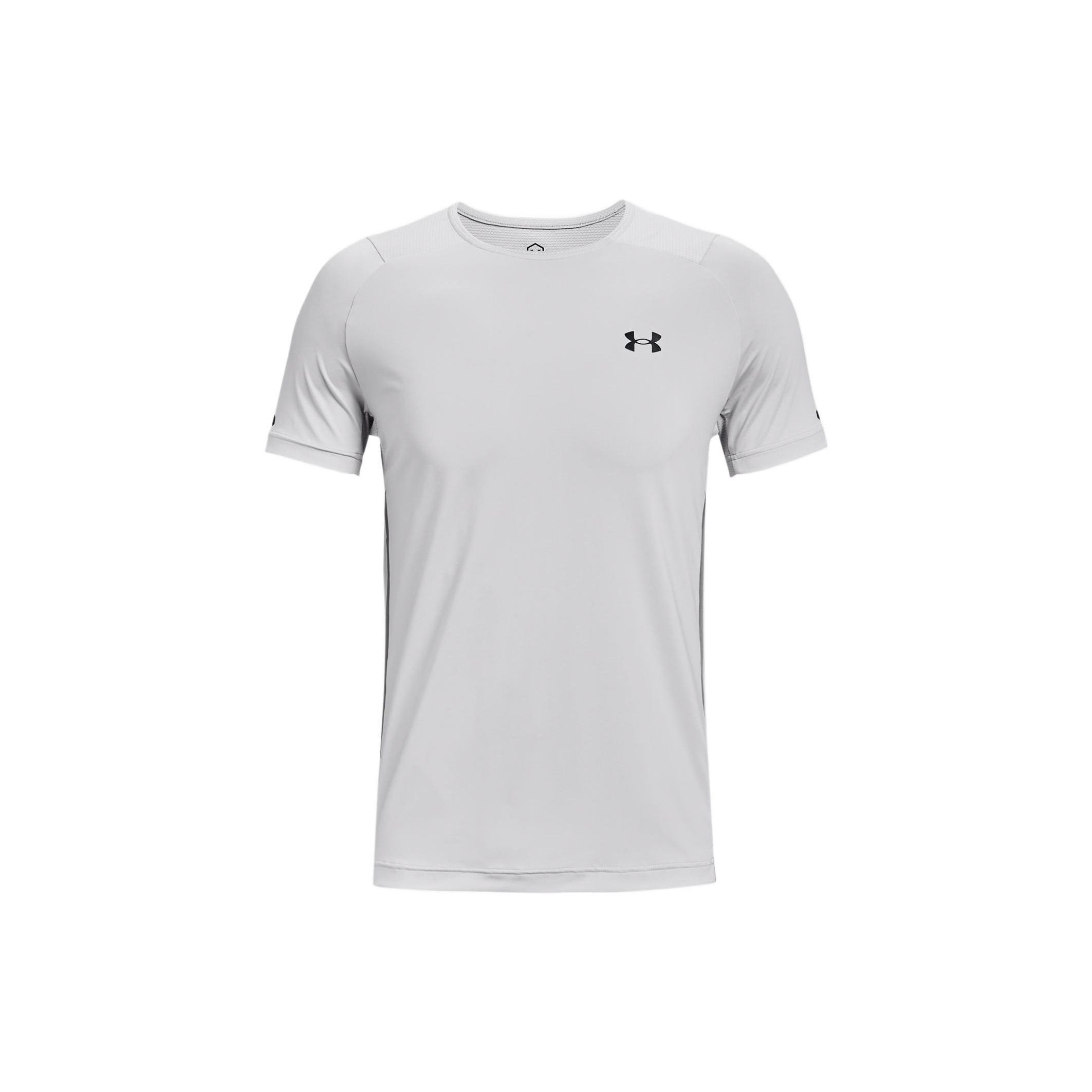 Under Armour RUSH 2.0 Vent Short Sleeve Grey Men s 1370317-014 XL