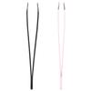 2Pcs/Set Stainless Steel Eyebrow Tweezers Facial Hair Removal Clips Makeup Beauty Tool