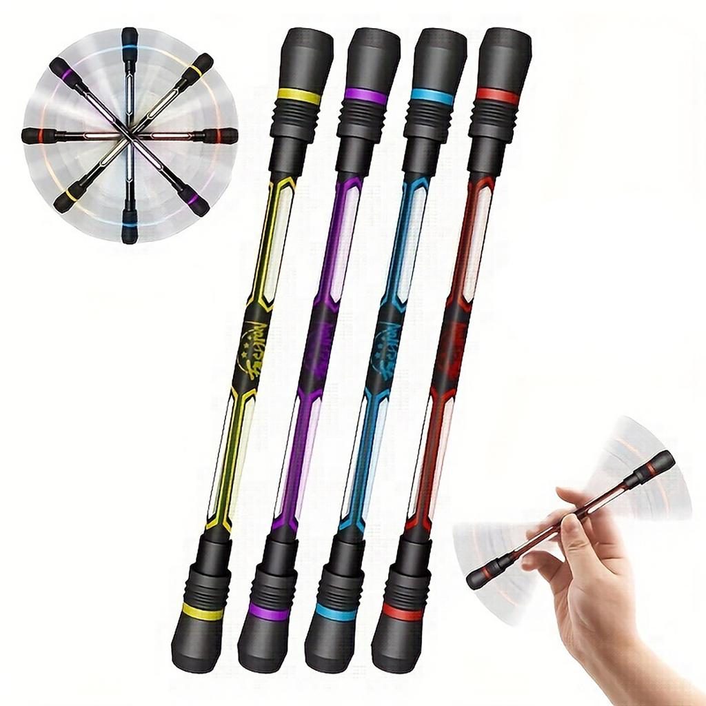 Kreativer Minimalistischer Drehstift, Stressabbau-Stift, Lustiger Schwarz-Wasserbasierter Stift zum Drehen in der Hand, Multifunktional zum Schreiben