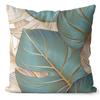 45x45 Cm Ginkgo Print Cushion Cover for Living Room Sofa Bedroom Home Decoration Square Polyester Pillowcase Waist Pillow Cover