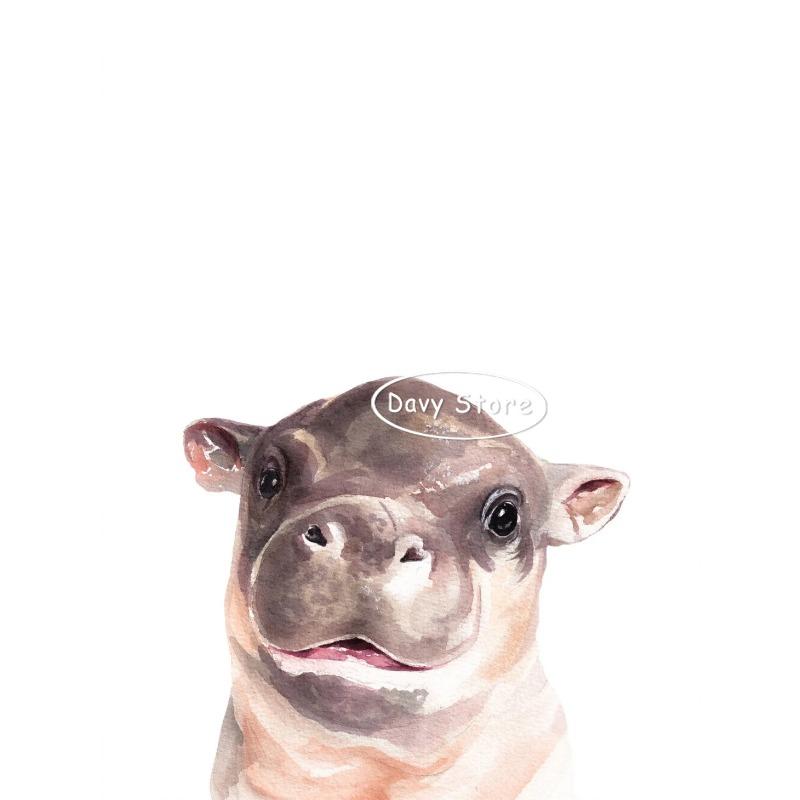 

Акварельные детеныши животных Панда Коала Жираф Слон Постер и Принт Картина на холсте Настенное искусство Картинка для детской Домашний декор 21cm×30cm NoFrame