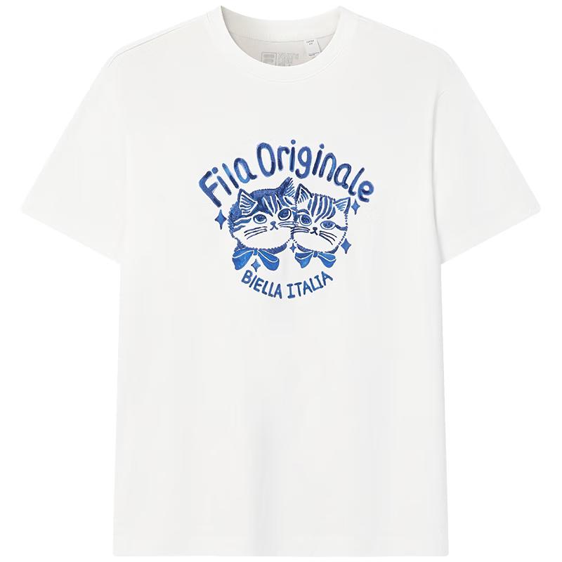 Женская хлопковая футболка с коротким рукавом FILA XL