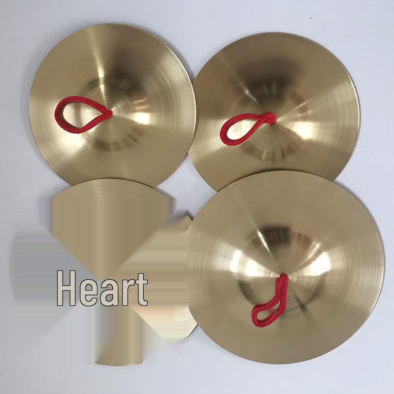 Orff Children's Percussion: Brass Cymbals, Early Education Copper Cymbals, Military Cymbals, Waist Drum Gongs, and Drums Cymbals.