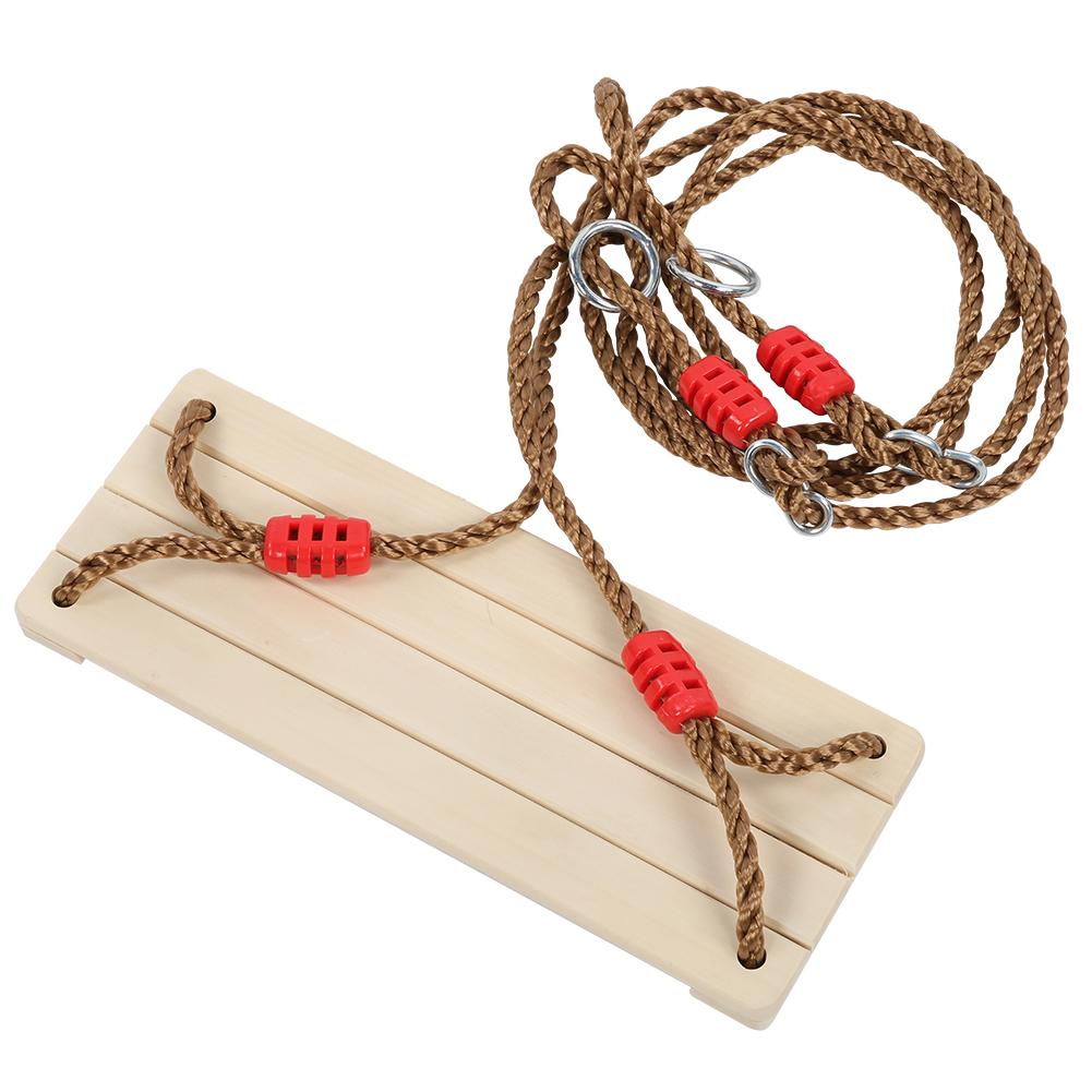 Hanging Wooden Swings Outdoor Indoor Garden Yard Swing for Adult Kid Children