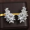 Female Wedding Party Zirconia Stud Earrings Gorgeous Ear Piercing Accessories  For Women Gift