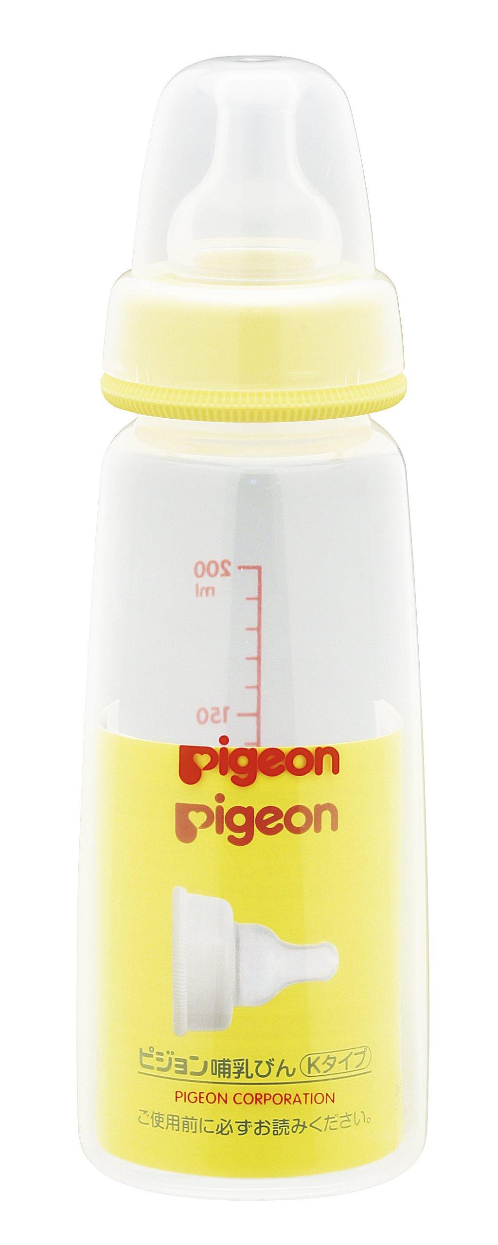 

Детская бутылочка Pigeon с силиконовой соской 200 мл K-типа (пластиковый сосок) КПП-200