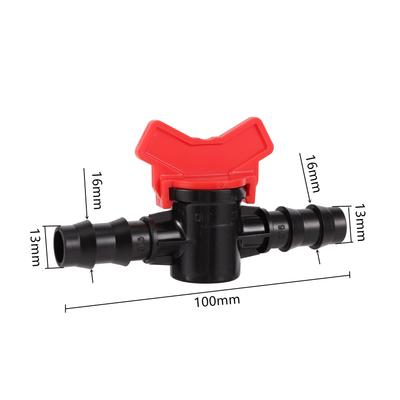 1/2palce  3/4palce  Zahradní kohoutek ventil pro 16/20/25mm hadici Zavlažování vodní ventil Mini ventil Vodní zarážka Konektory Zahradní hadice adaptér