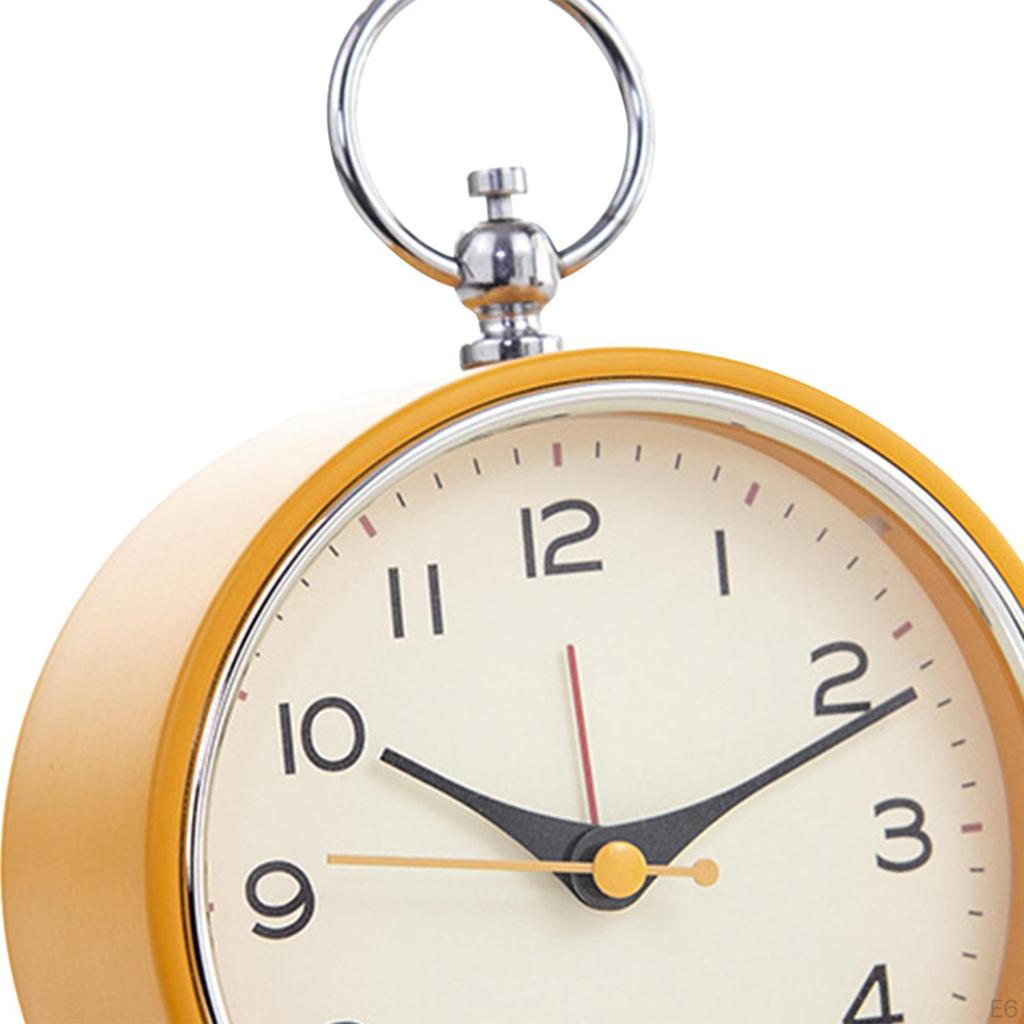 Wecker Analoguhr, mechanischer kreativer Bettschüttler mit Licht für Schlafzimmer zu Hause