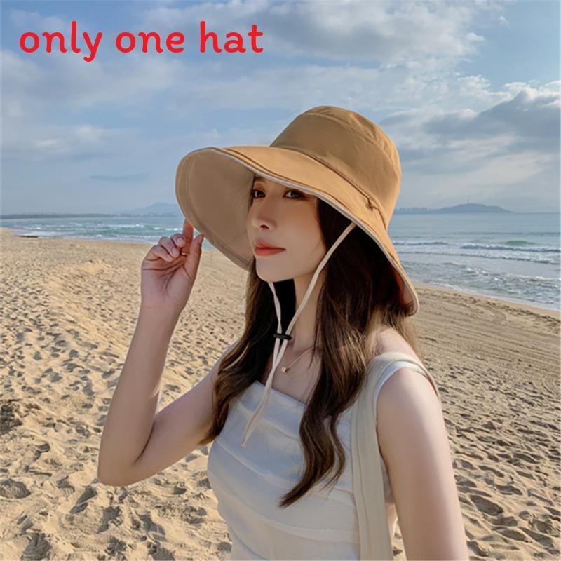 

Fisherman Hat For Women Summer Sunshade Uv Protection Wide Brim Casual Fashion Accessory хакі