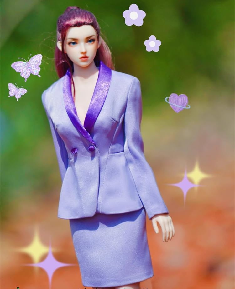

Toy Hobby Accessories for with TBLeague Body CUKE TOYS Beautiful Woman Office Lady OL Dopamine Uniform Uniform and Shoes High Heel Set and Head Not