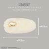 Shobido Snoopy Faux Fur Accessory Series Bangs Clip SN46941 SNOOPY <Off-White>