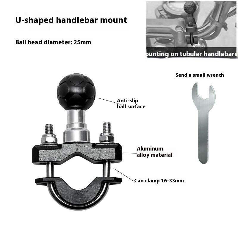 1 Stück Motorradhalterung für Kamera Smartphone GPS Halterungen Basis Halter Motorrad Abgewinkelte Basis M10 M8 Kugelkopfadapter