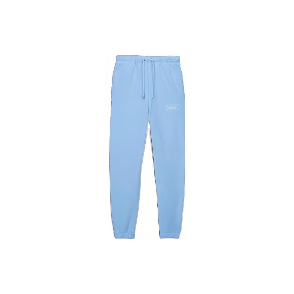 Jordan X Union Jordan X UNION Knitted Sweatpants Unisex Sky Blue Moderate Cuffed Pants DV7336-496