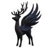 Geweih Hirsch Dekor Weihnachten Elch Statue mit Flügeln, 3D Gedruckte Rentier Figur, Moderne Skulptur für Wohnzimmer Stehender Esstisch, Kamin,