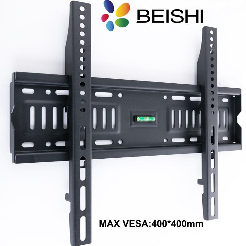 

BESHI Rack LED LCD TV Wall Mount Bracket Tilt Adjustable Strengthen TV Support for 26 -60 Load up to 50kg VESA 400mm*400mm чорний