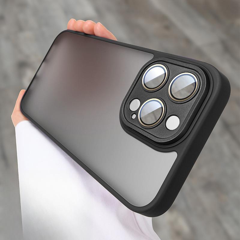 Applicable To Apple 15 Magnetic Charging Mobile Phone Case Matte 13proMax Full-inclusive IPhone 14 Simple Anti-fall Protection Case