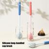 Cup Brush Silicone Bottle Brush BPA-Free Food-Grade Deep Cleaning 360-Degree Flexible Soft Bristles Hygienic Baby Bottle Brush