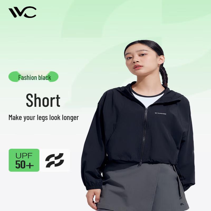 VVC Women s Short Hooded UV Protection Sun Jacket