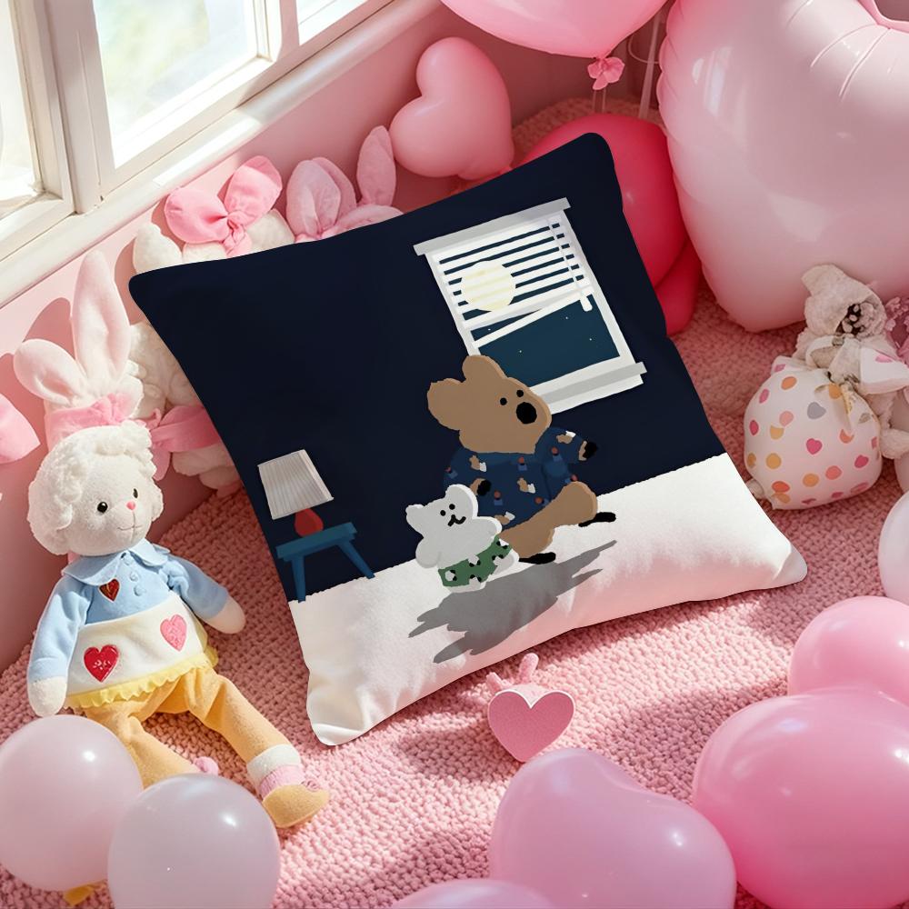 Корейские канцелярские товары D-Dinotaeng Наволочка с принтом узора Подушка для гостиной Диванная наволочка и Декор для спальни 12x12Inch