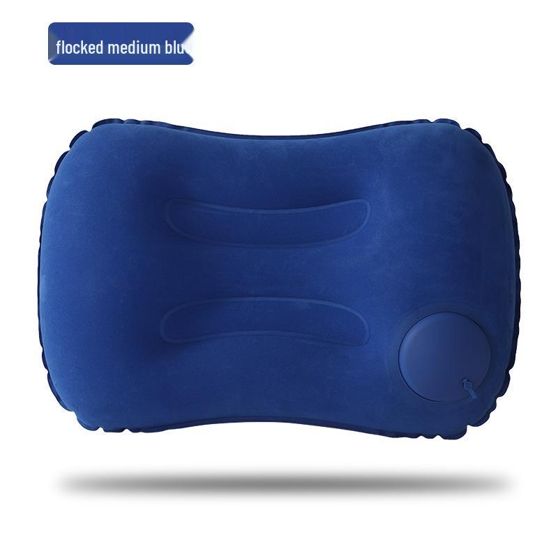 Inflatable U-Shaped Travel Pillow Set: Portable Neck Support for Airplane Journeys