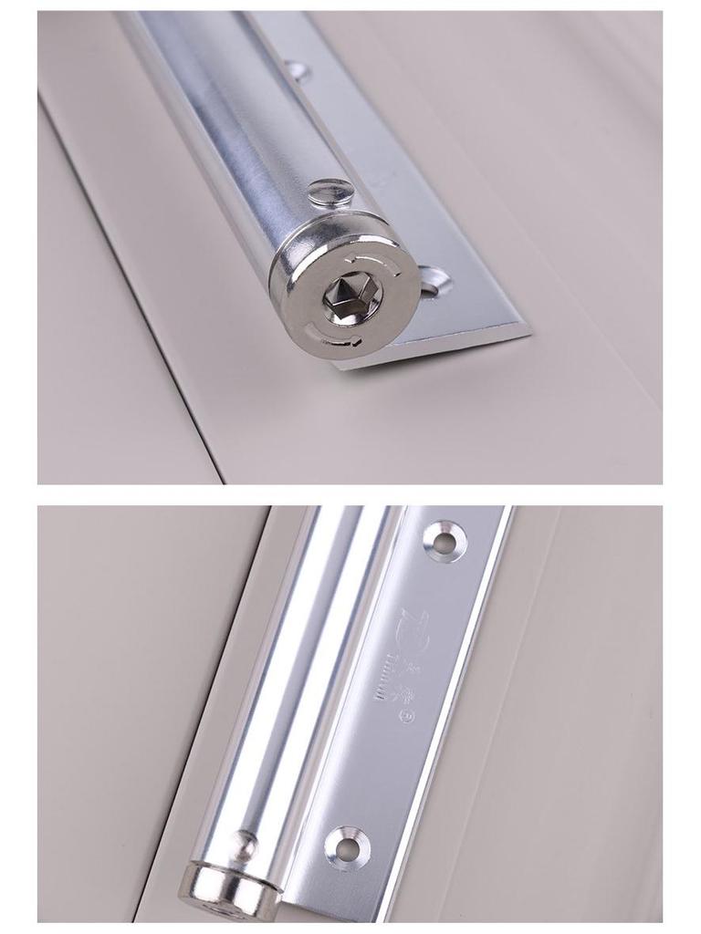 Aluminum Alloy Hydraulic Buffer Fireproof Door Closer for Silent Double Swing and Anti-theft Doors.