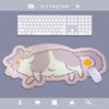 XXL Large Cute Furry Mouse Pad Kawaii Kitty Cats Mouse Mat 70x30cm Gamer Desk Carpet Anime Mousepad Gaming Accessories Play Mats