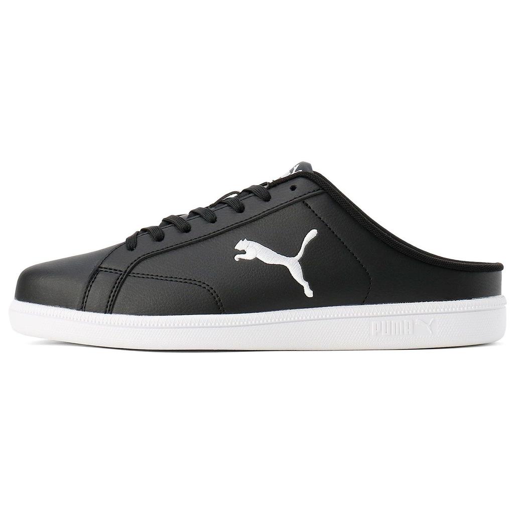 Puma Smash Cat Sl Leather Low-Top Sneakers Unisex Sneakers Black 394188-02