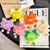 Rex Rabbit Plush Bow Ornament Keychain - Cute Soot Sprite Pendant