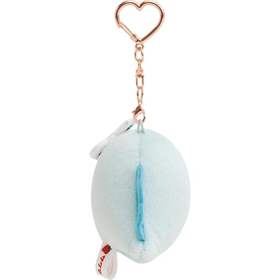 San-X Sumikko Gurashi "Sumikko Gurashi X Sakuma Strawberry Milk Candy" Hanging Plush Toy Tokage MO94